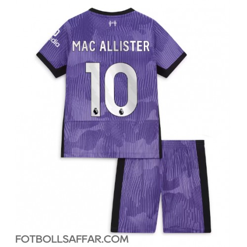 Liverpool Alexis Mac Allister #10 Tredje Dräkt Barn 2023-24 Kortärmad (+ Korta byxor)